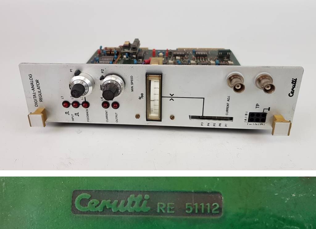 PP5166 Digital Analog Regulator Cerutti RE 51112 RE35320