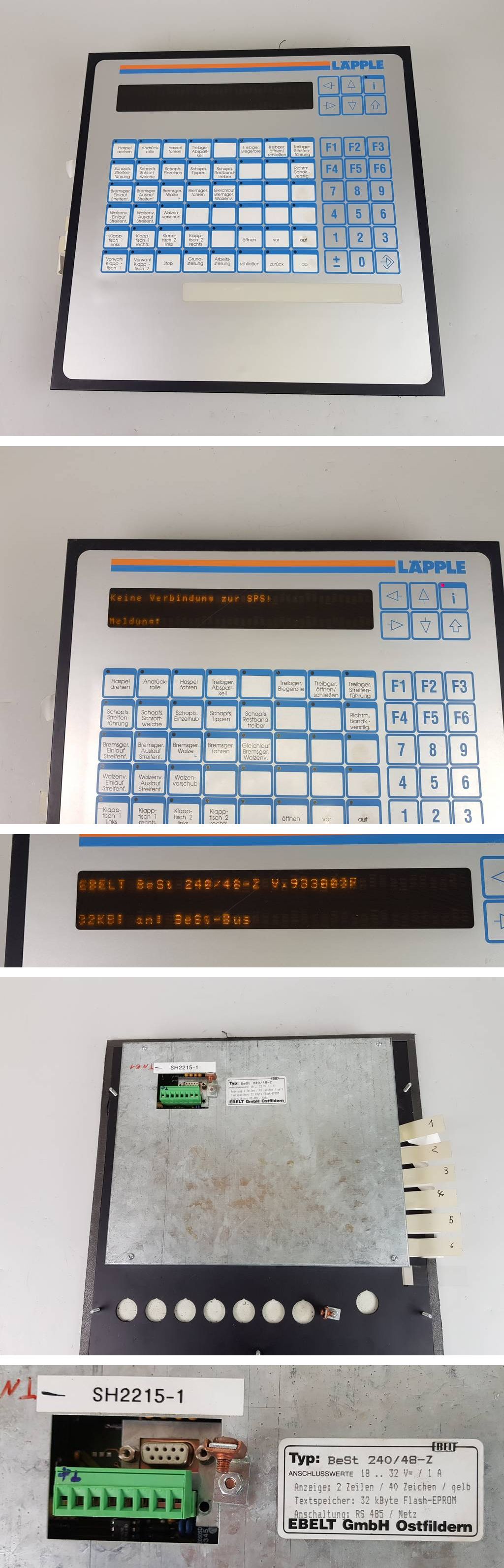 PP5198 Bedienpanel Läpple Ebelt 240/48-Z 24V DC_2