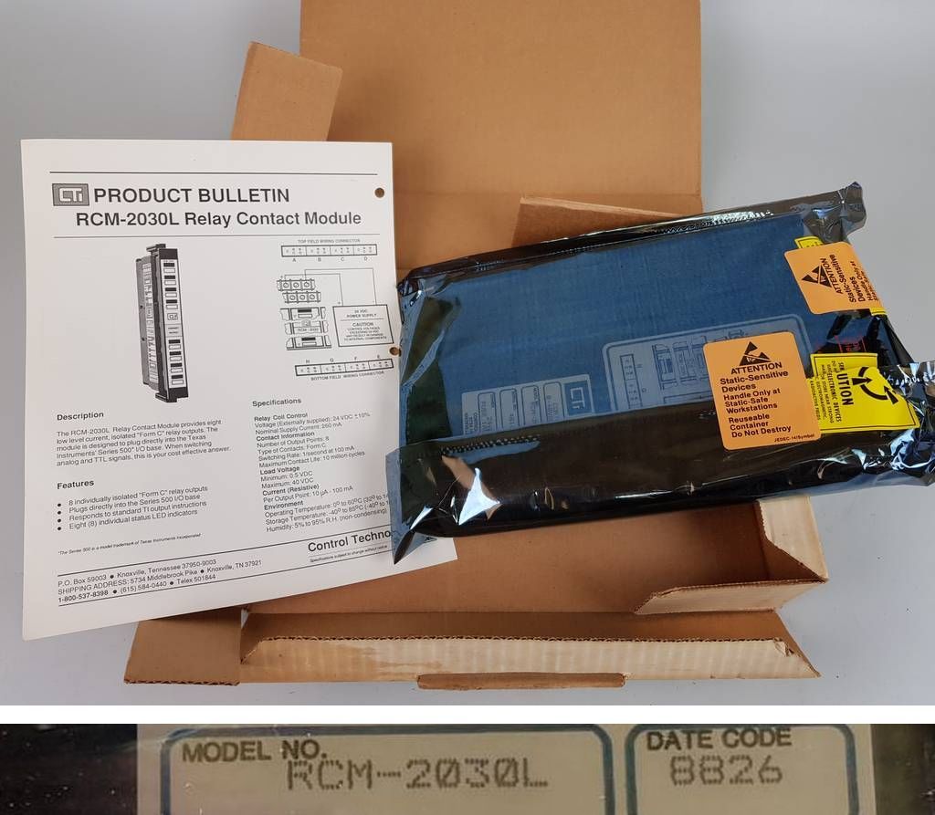 PP5302 Relay Contact Module Control Technology RCM 2030L ovp