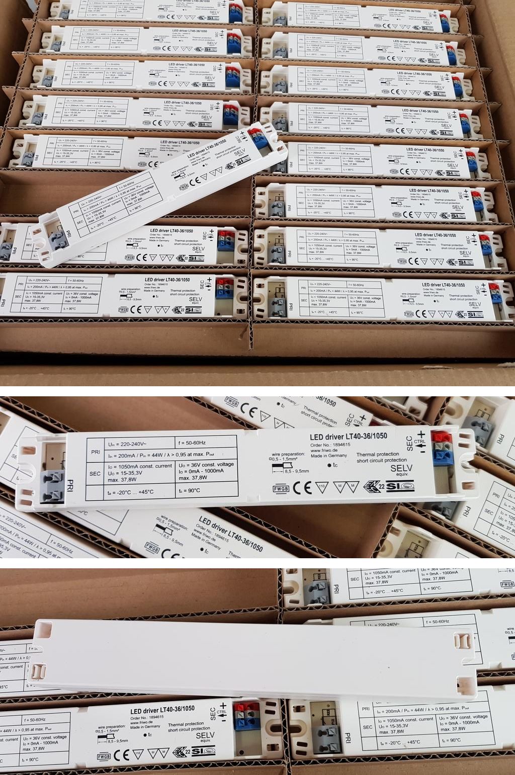 .PP6541 LED Driver Trafo Transformator Friwo LT40-36/1050 15-36 V DC_2