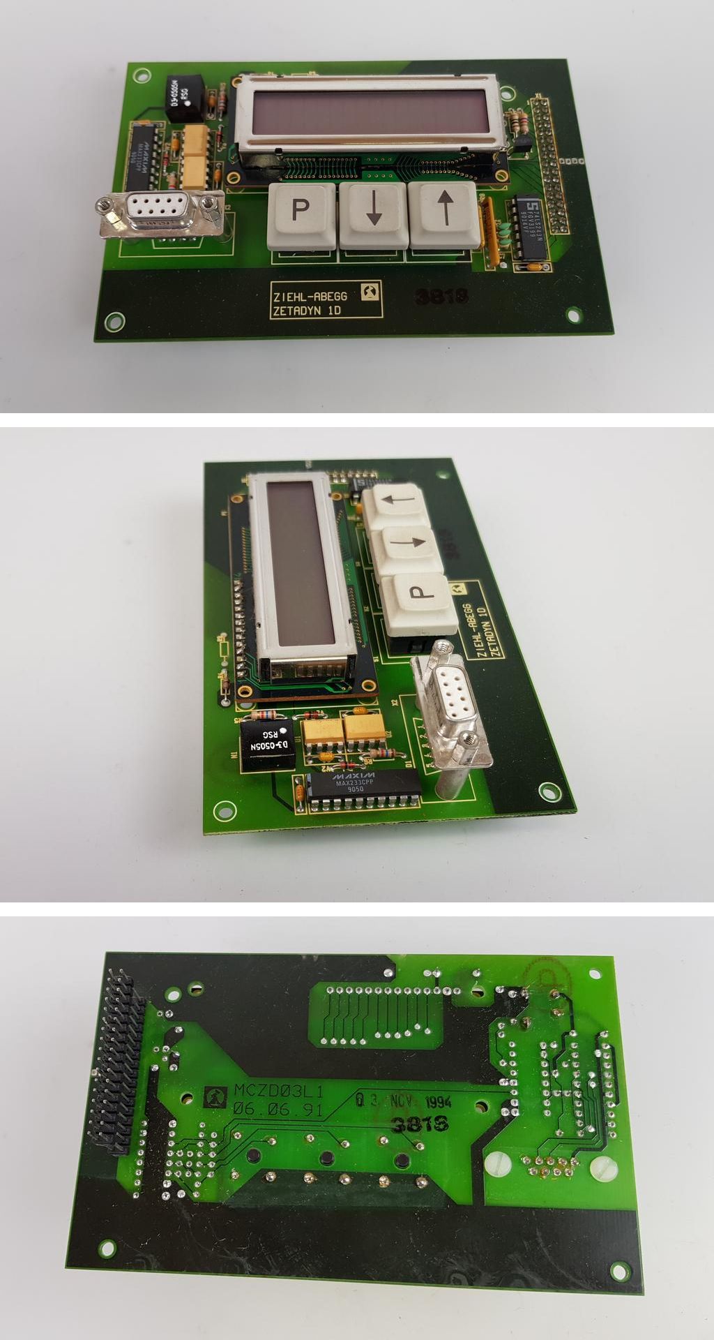 PP7130 Bedienpanel Ziehl Abegg Zetadyn 1D MCD03L1 06.06.91_2