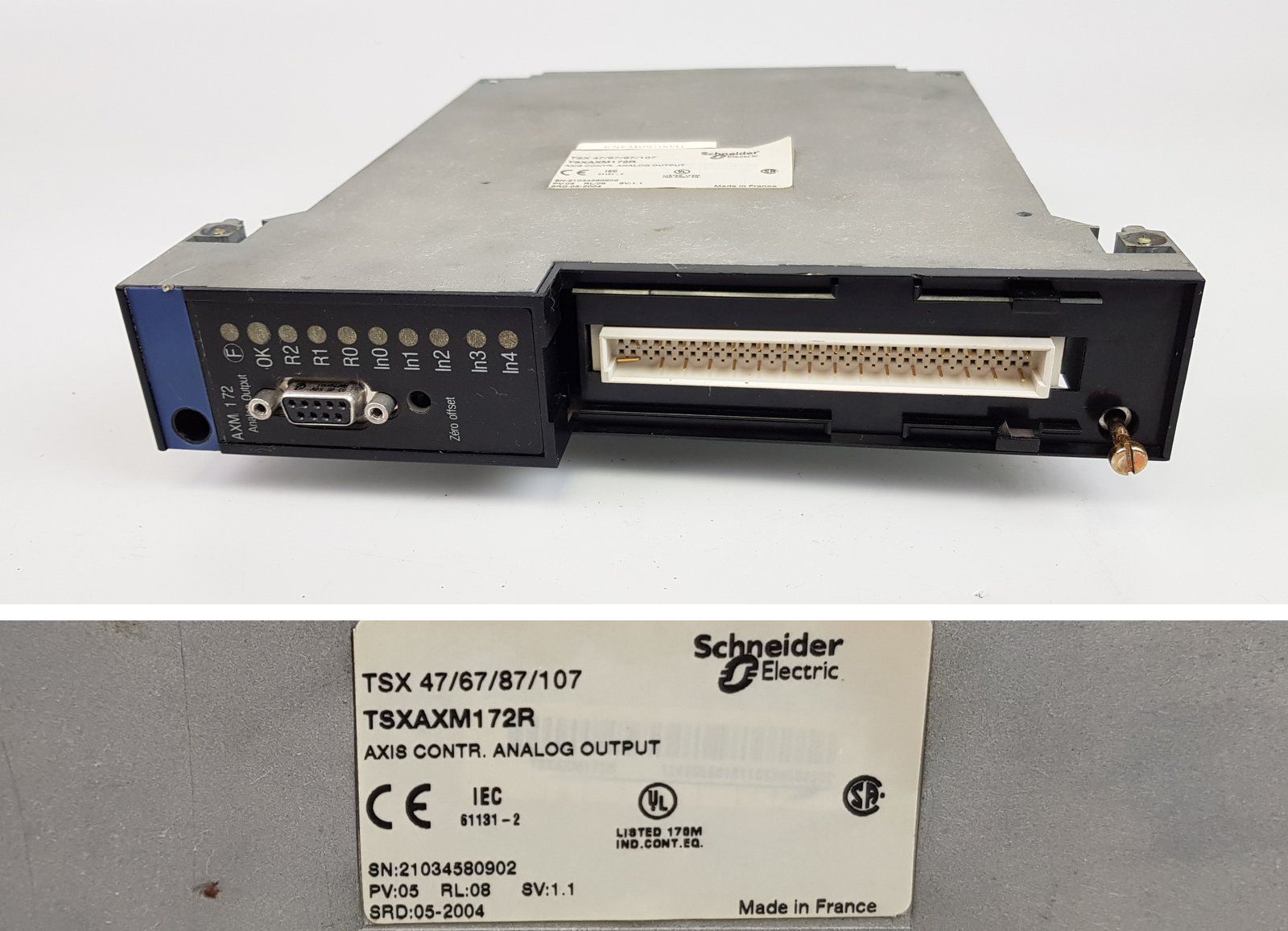 PP7709 Analogausgabe Telemecanique TSXAXM172 AXM 1 72 PV05 RL08