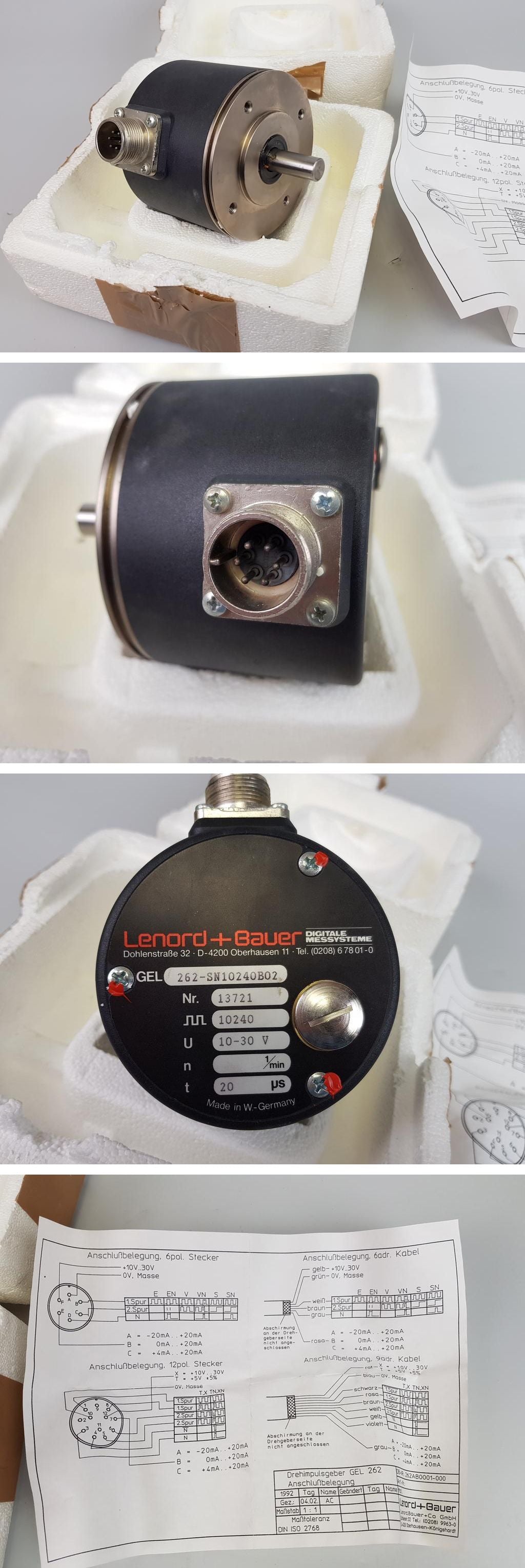 PP7784 Encoder Drehgeber Lenord Bauer GEL262-SN10240B02_2