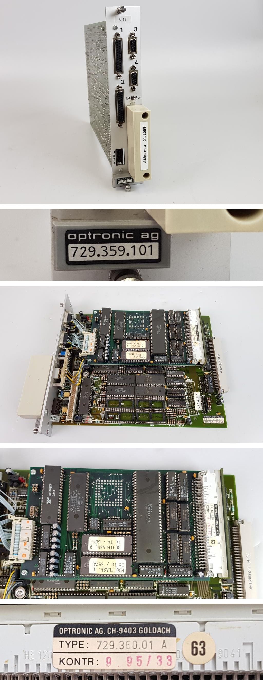 .PP8007 CPU Card Optronic 729.359.101 729.360.01 OMC101_2
