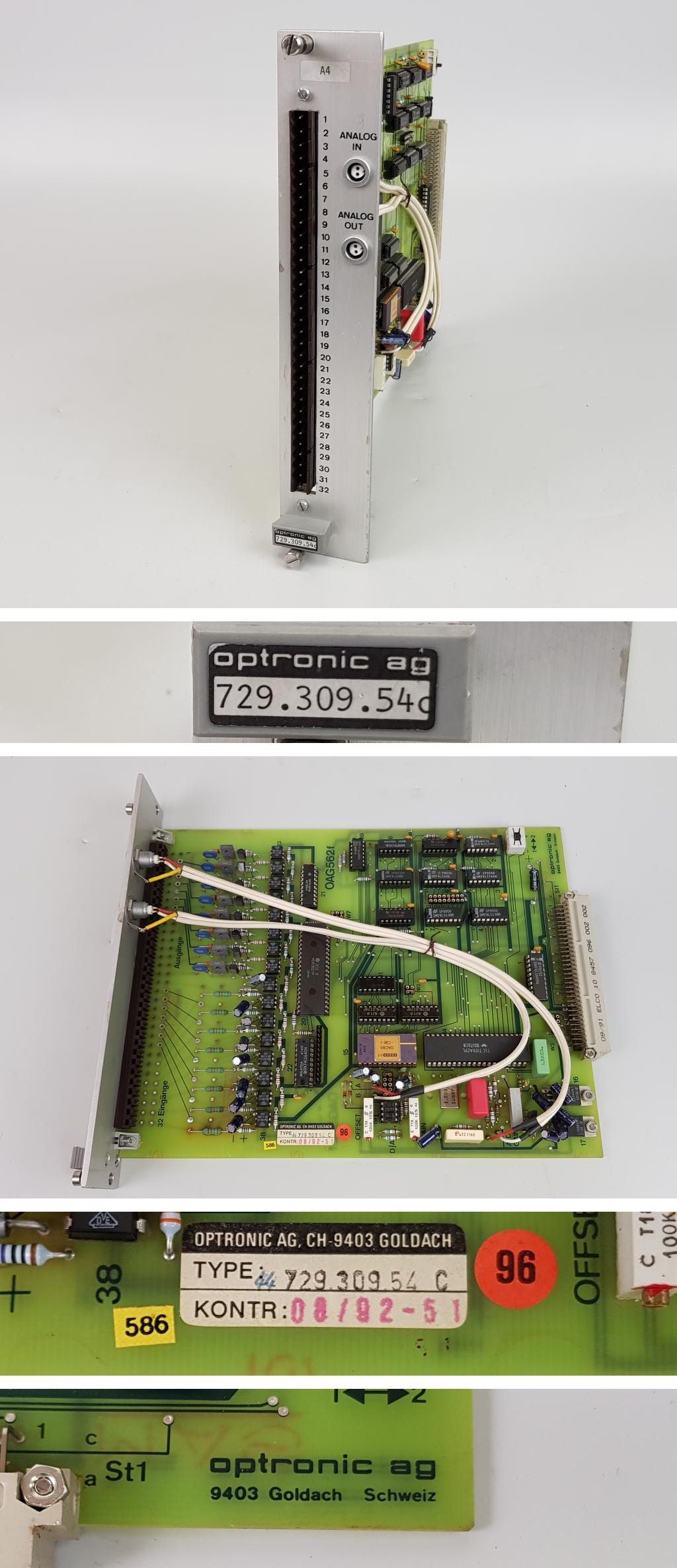 PP8008 Analog card Optronic 729.309.54C OAG562f_2