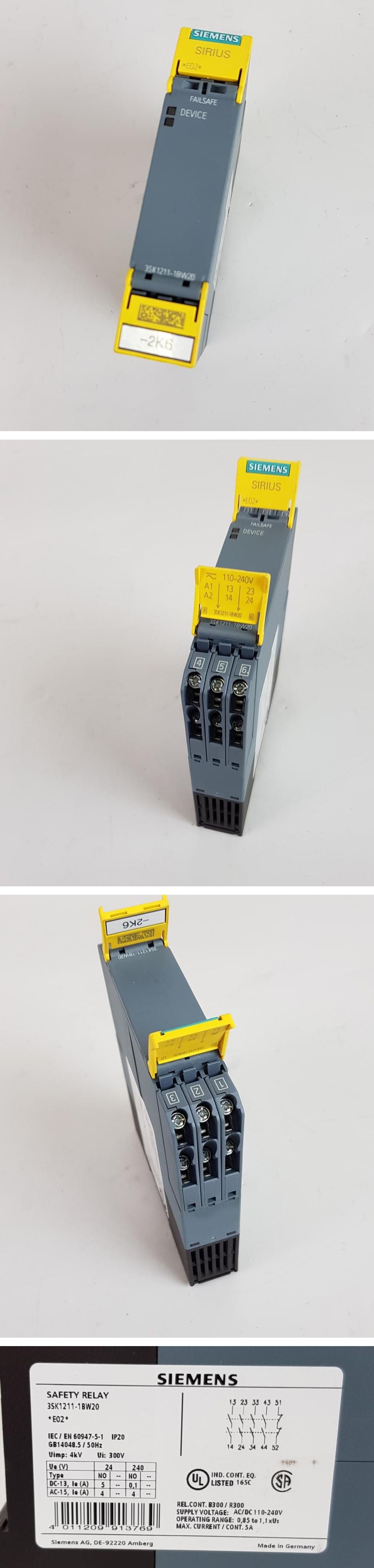 PP8212 Safty Relay Sicherheitsrelais Siemens 3SK1211-1BW20_2