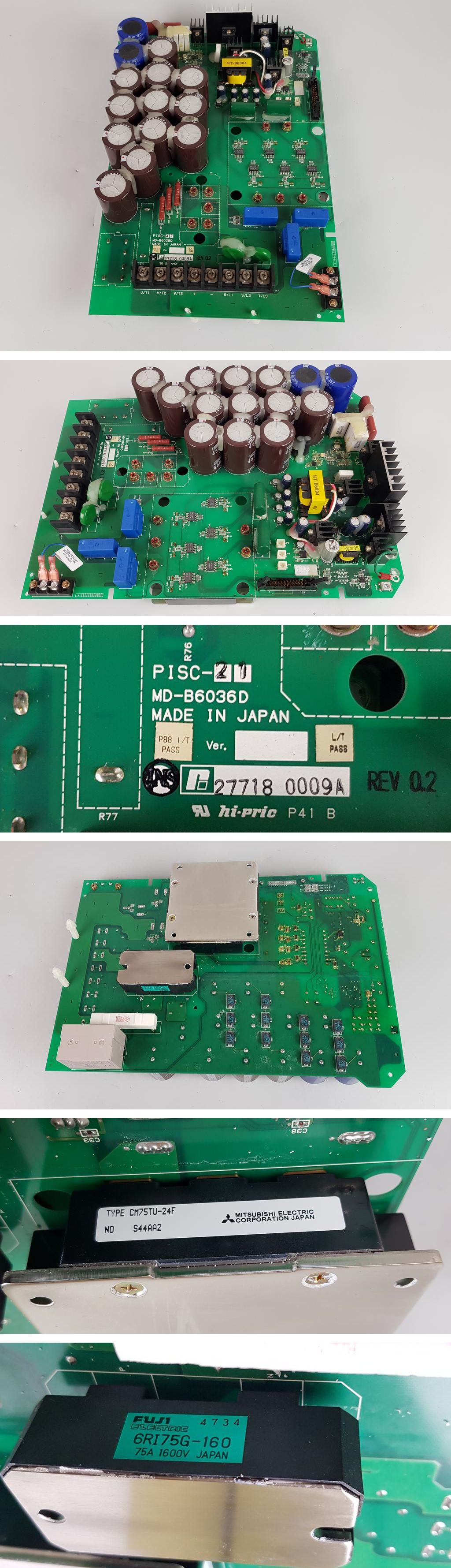 PP8570 Inverter board Reliance MD-B6036D PISC-21 CM75TU-24F_2