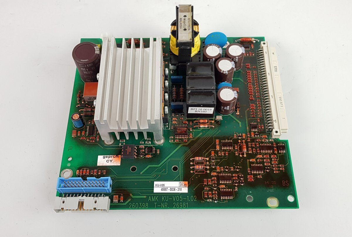 .PP8835 Servoregler card AMK KU-V05 Rev 1.02 26981
