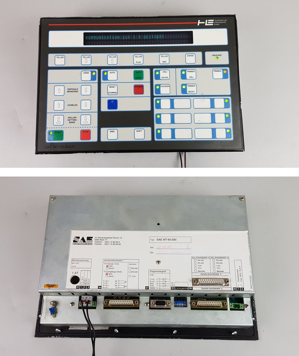PP8855 Bedienpanel SAE MT-80-Z80_2