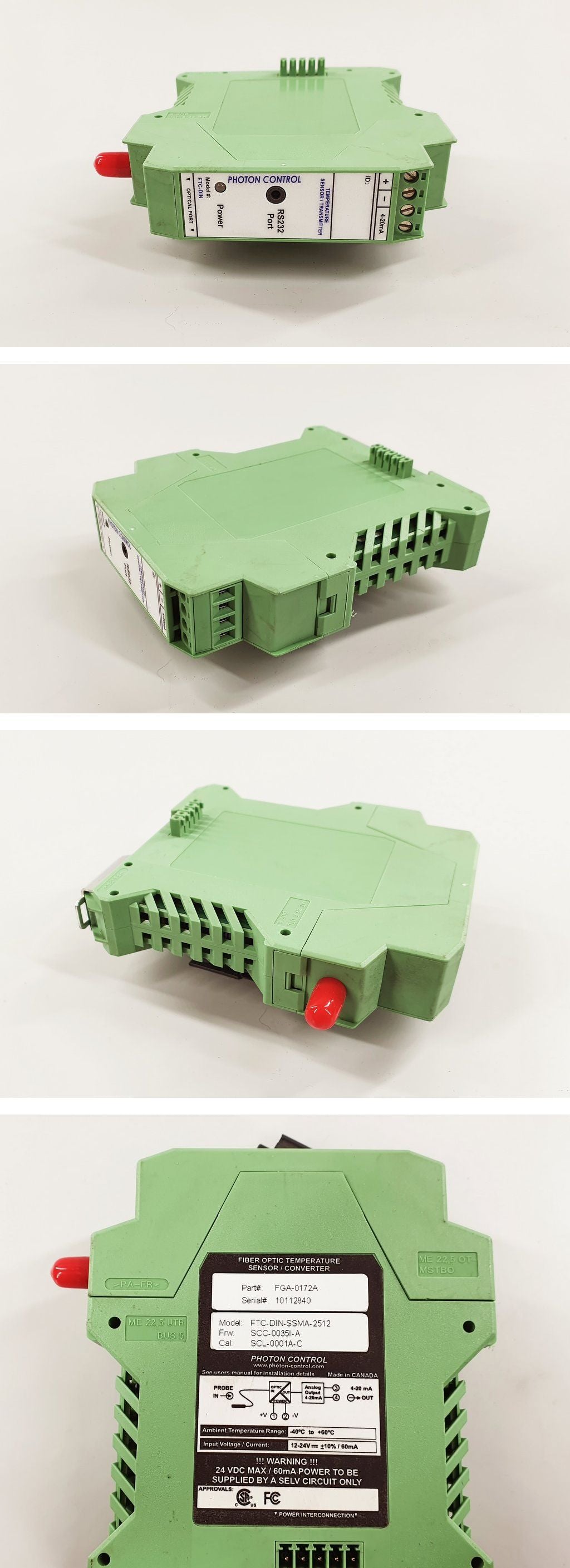 PP8984 Sensor Converter Photon Control FGA-0172A FTC-DIN-SSMA-2512_2