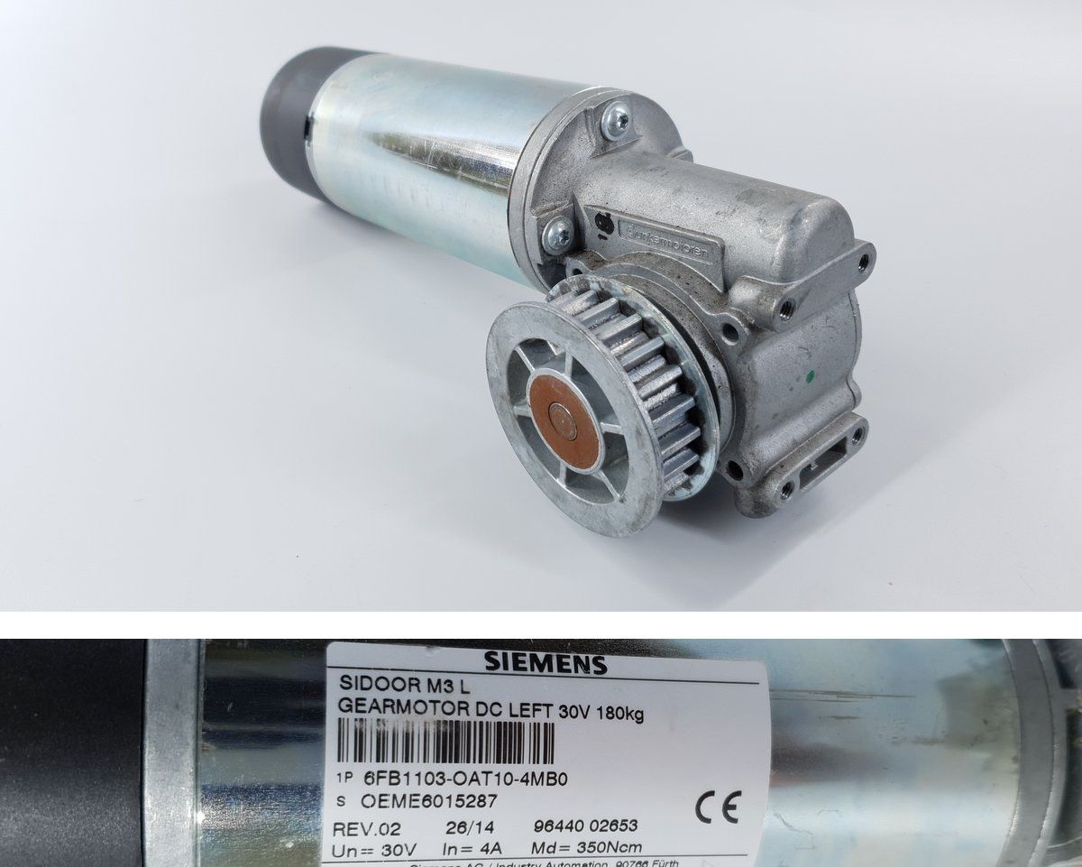 PP9028 Gleichstrommotor Siemens 6FB1103-0AT10-4MB0 30V DC 350Ncm