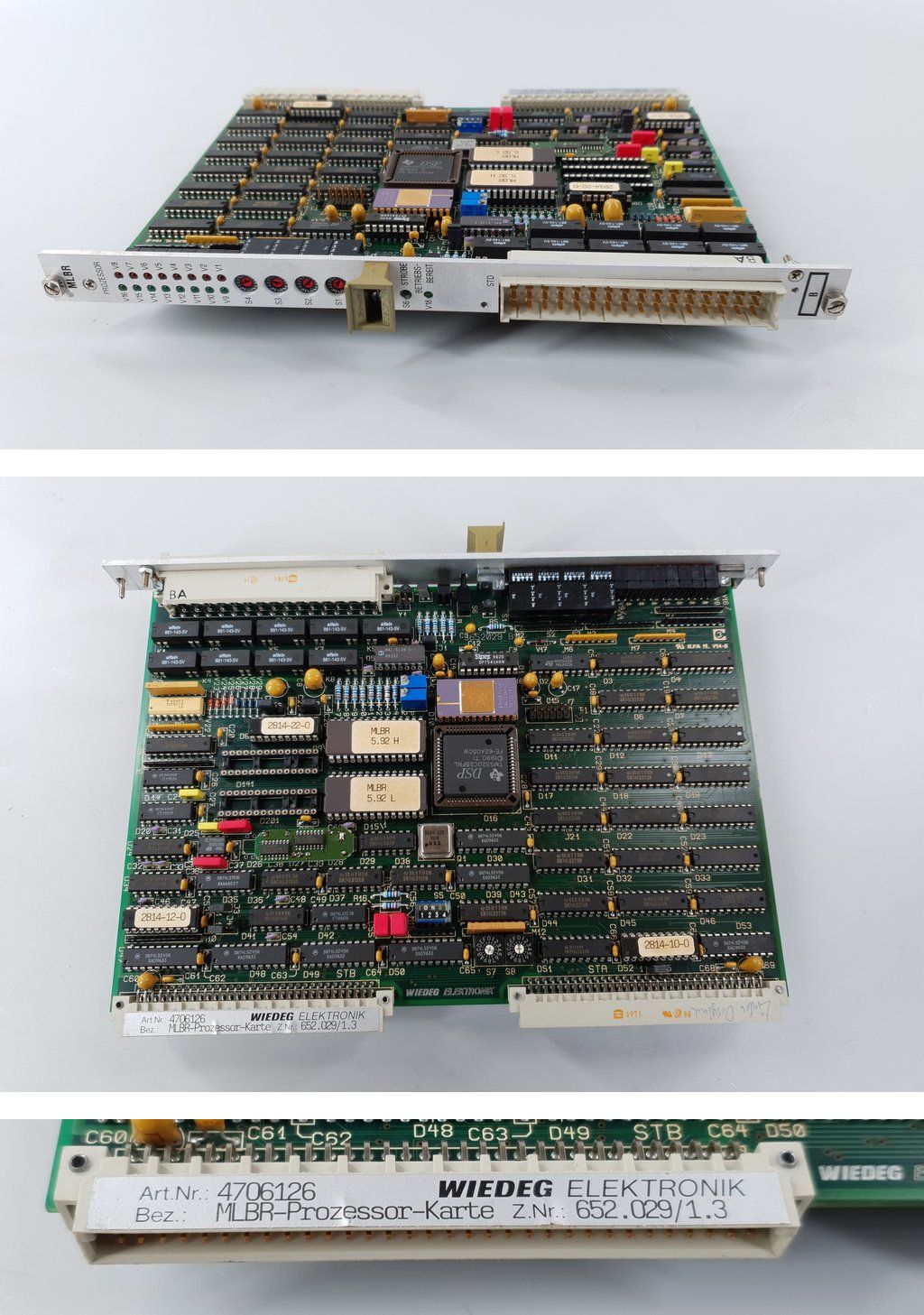 PP9498 MLBR Prozessor Karte Wiedeg 4706126 652.029/1.3_2