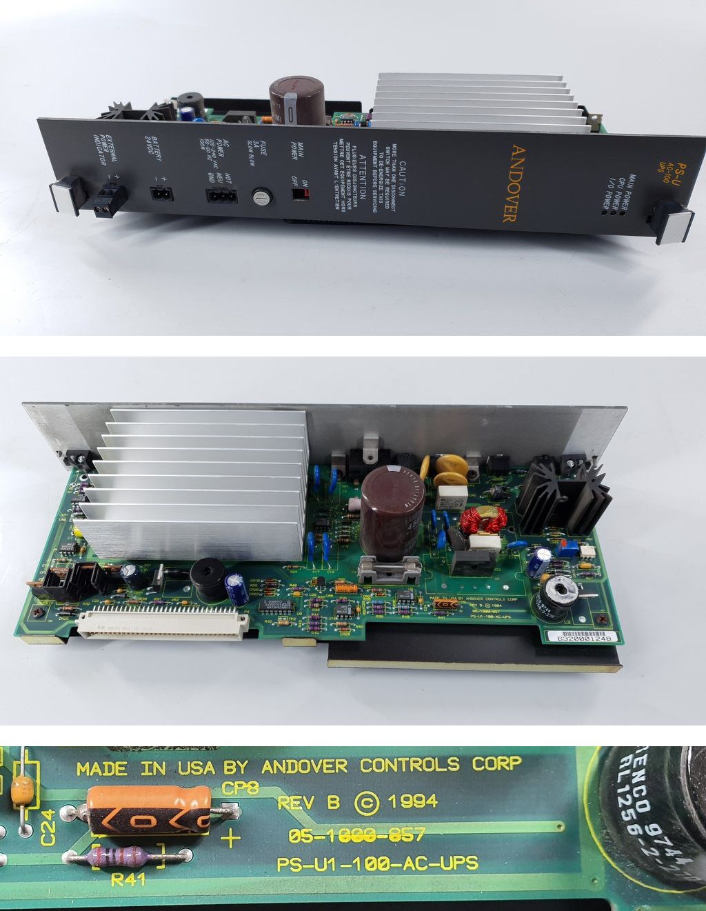 .PP9546 Andover Controls PS-U1-100-AC-UPS 05-1000-857 Rev B_2