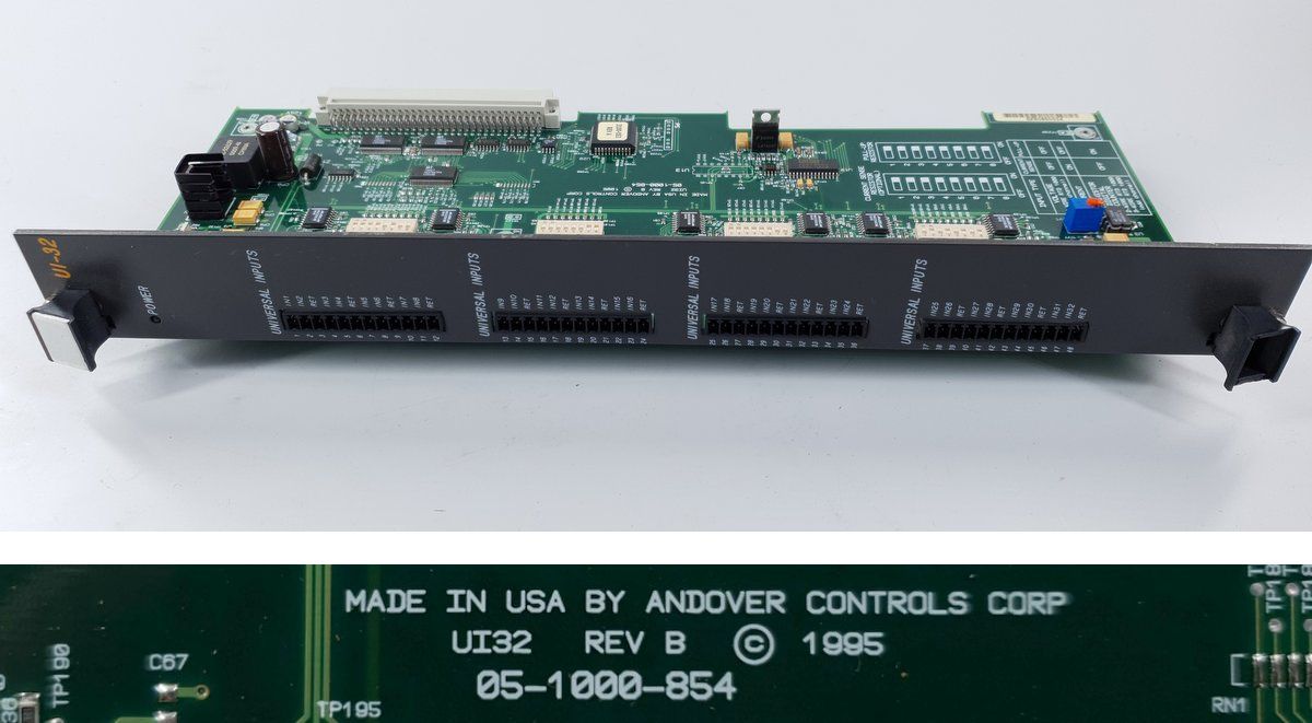 PP9552 Andover Controls UI32 05-1000-854 Rev B