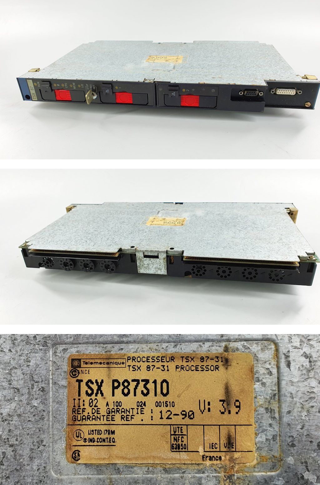 PP9904 CPU Telemecanique TSXP87310 TSX 87 31 V 3.9_2