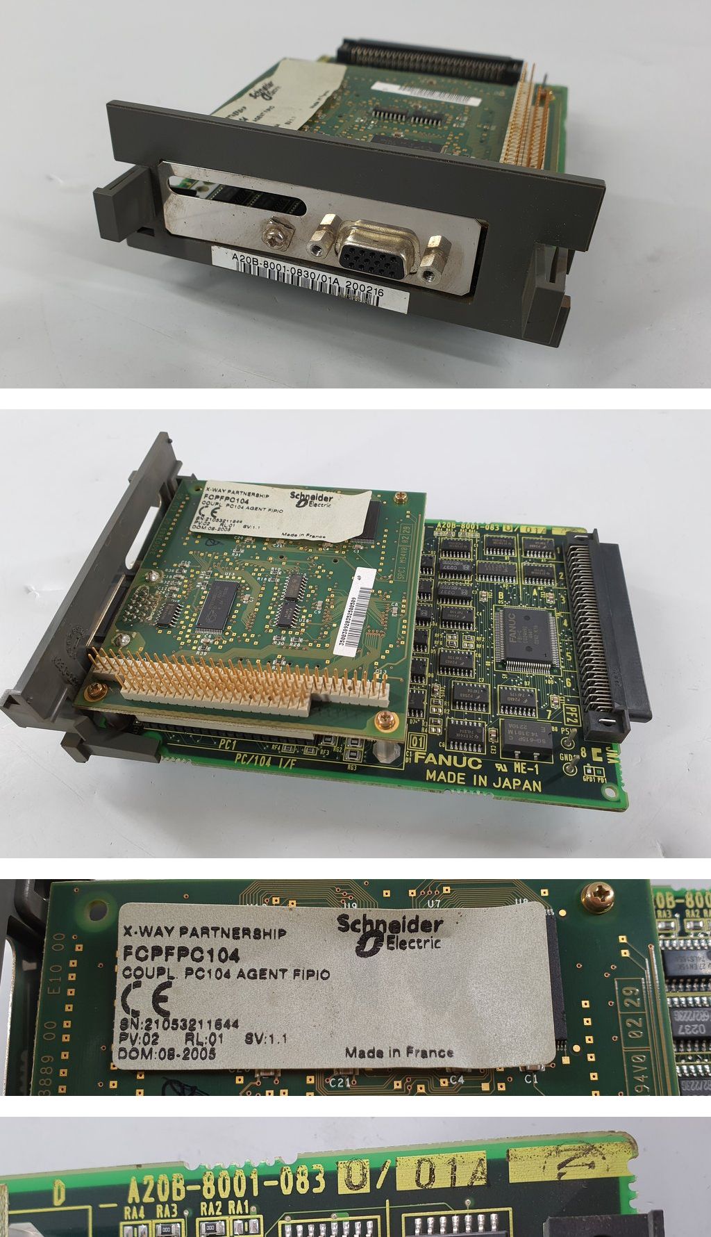 PQ1028 Fanuc A20B-8001-0830 01A Schneider FCPFPC104_2