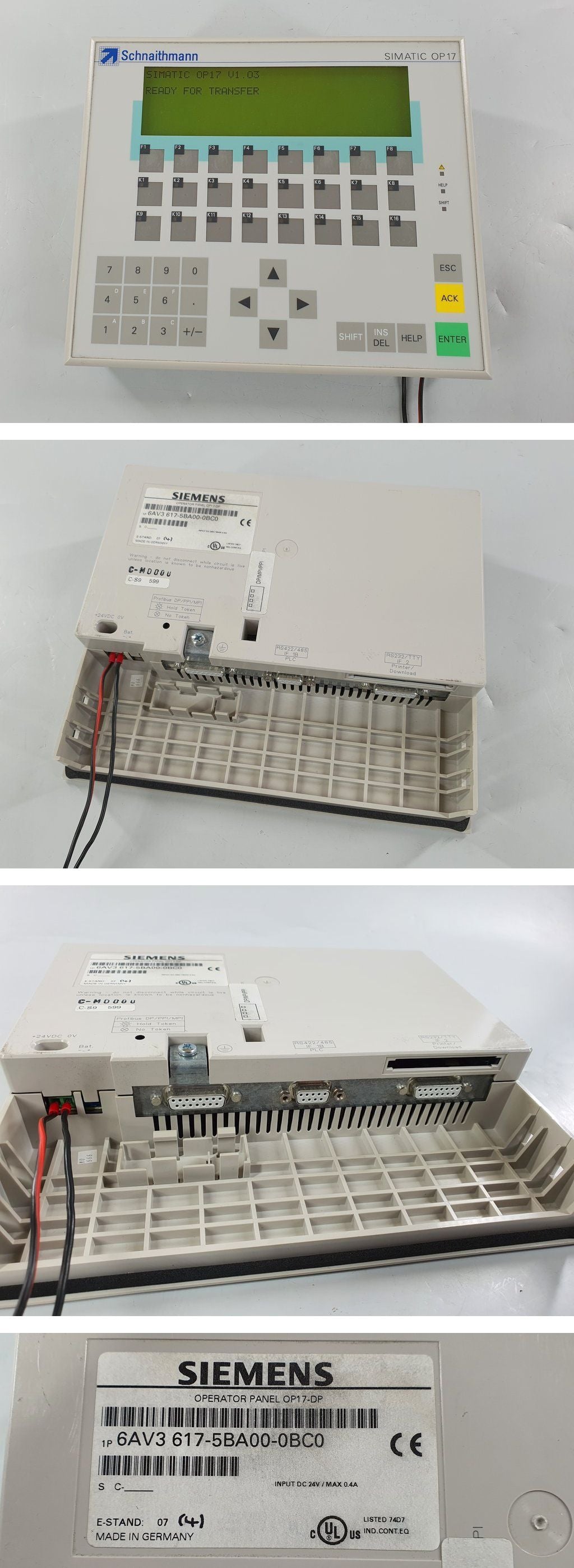 PQ1323 Bedienpanel Siemens 6AV3 617-5BA00-0BC0_2