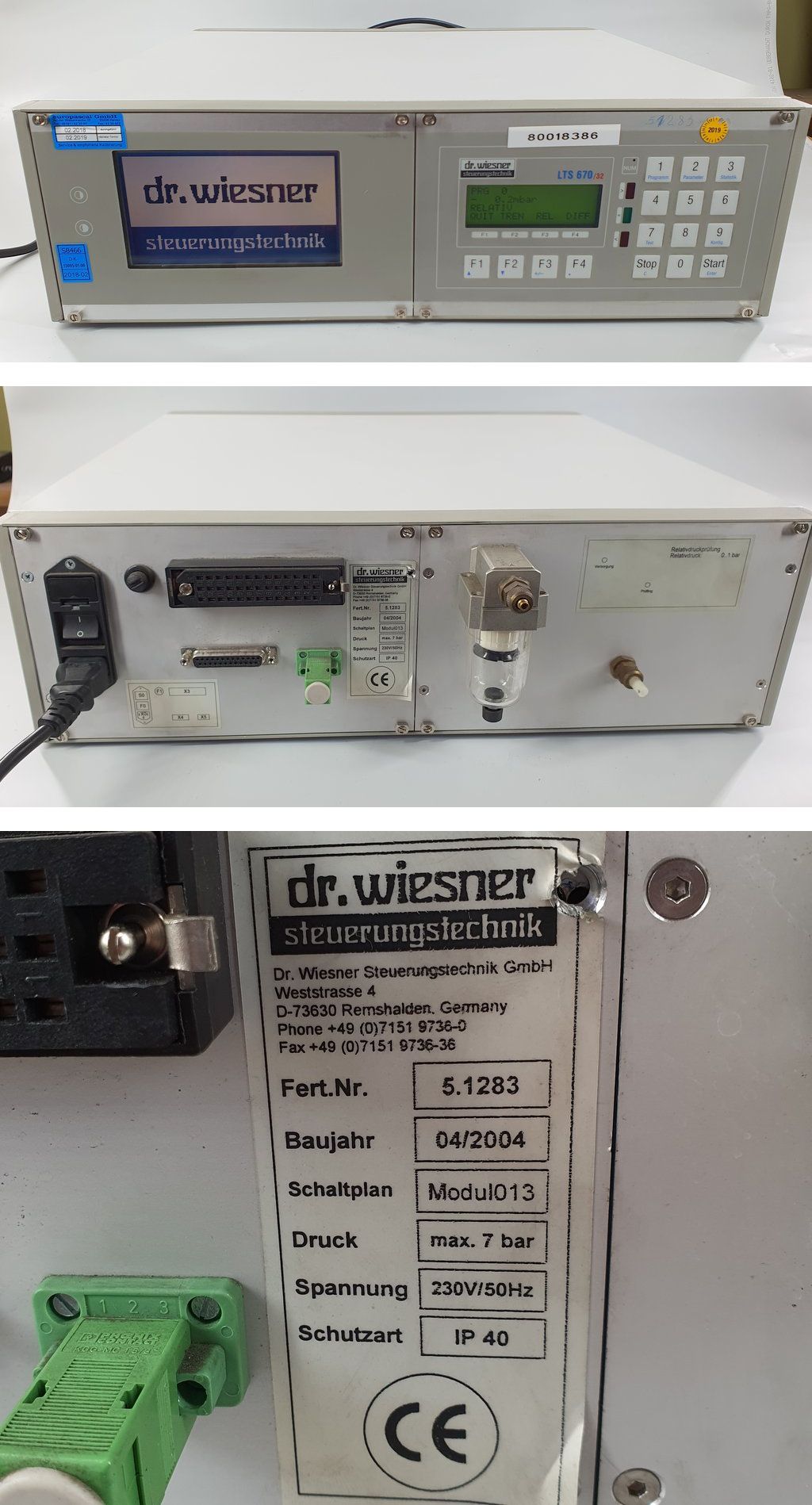 PQ1425 Lecktestsystem Dr Wiesner LTS 670/32_2