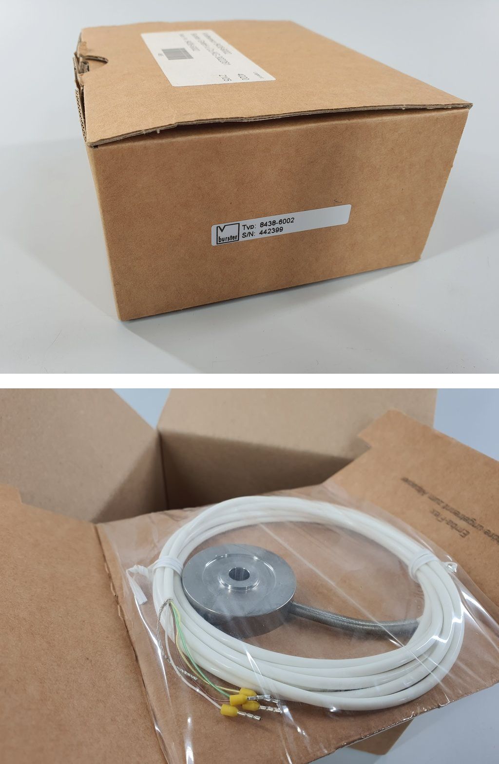 PQ1565 Miniaturring-Kraftsensor Burster 8438-6002 0-2000N_2