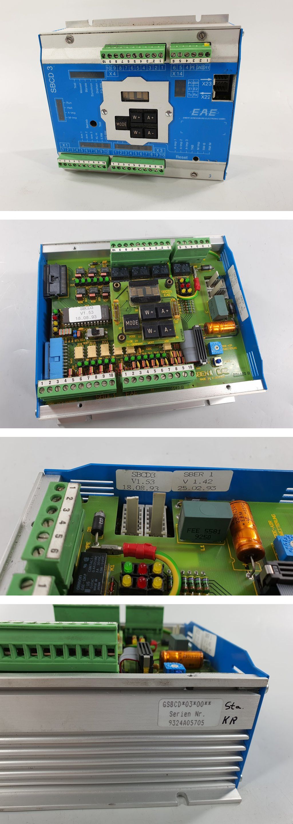 PQ159 SPS Module EAE SBCD3 V1.53 SBER 1 V 1.42 SBDL1_2