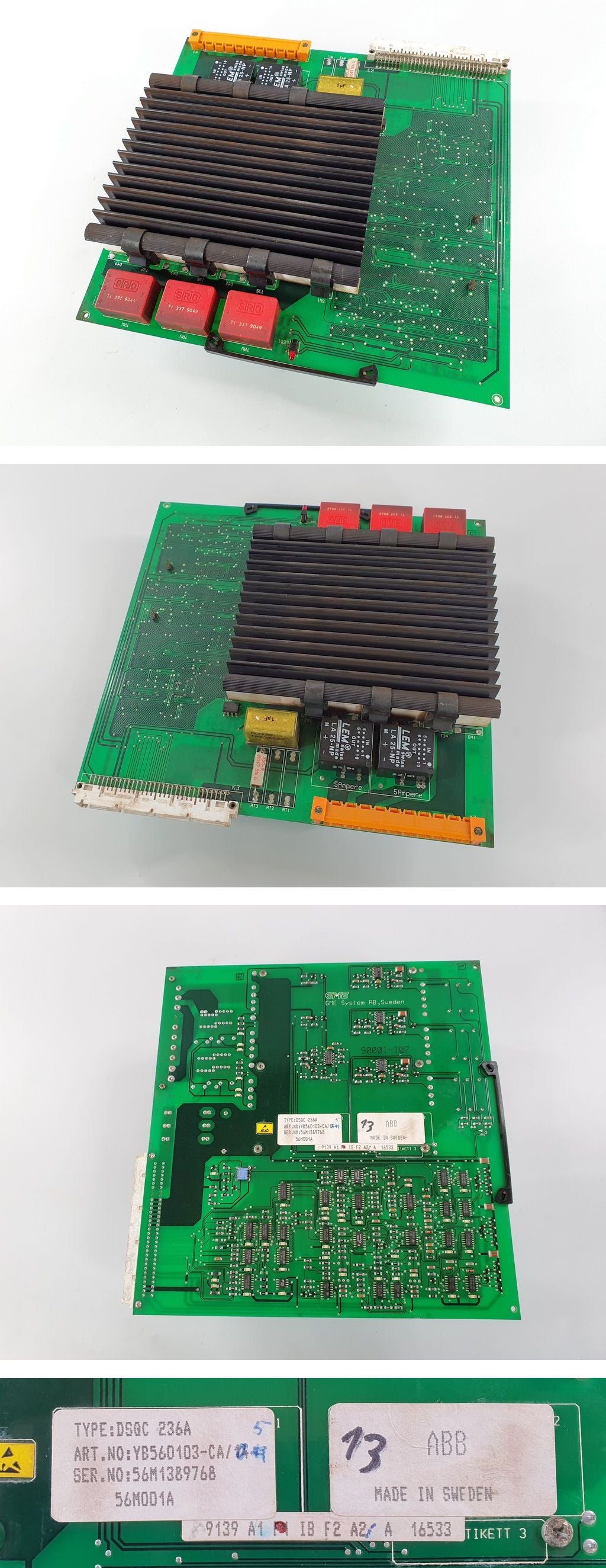 PQ1624 Inverter board ABB DSQC 236A YB560103-CA/5_2