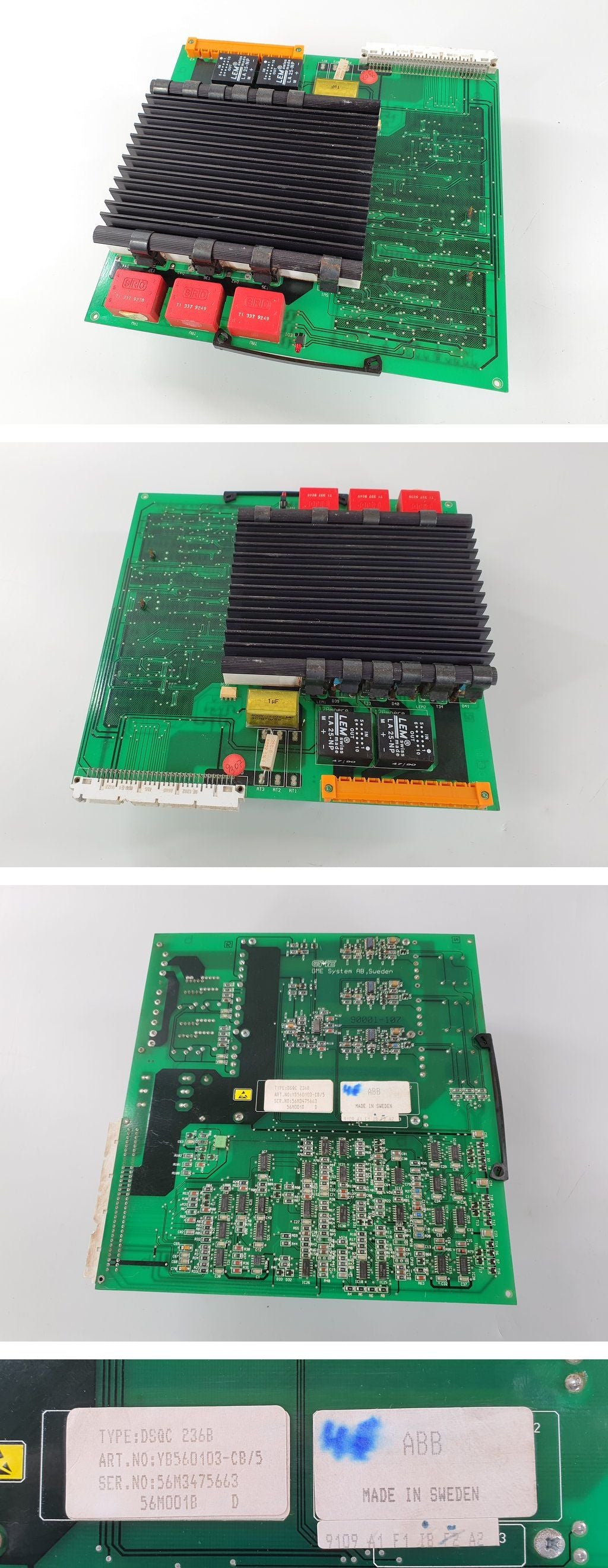 PQ1626 Inverter board ABB DSQC 236B YB560103-CB/5_2