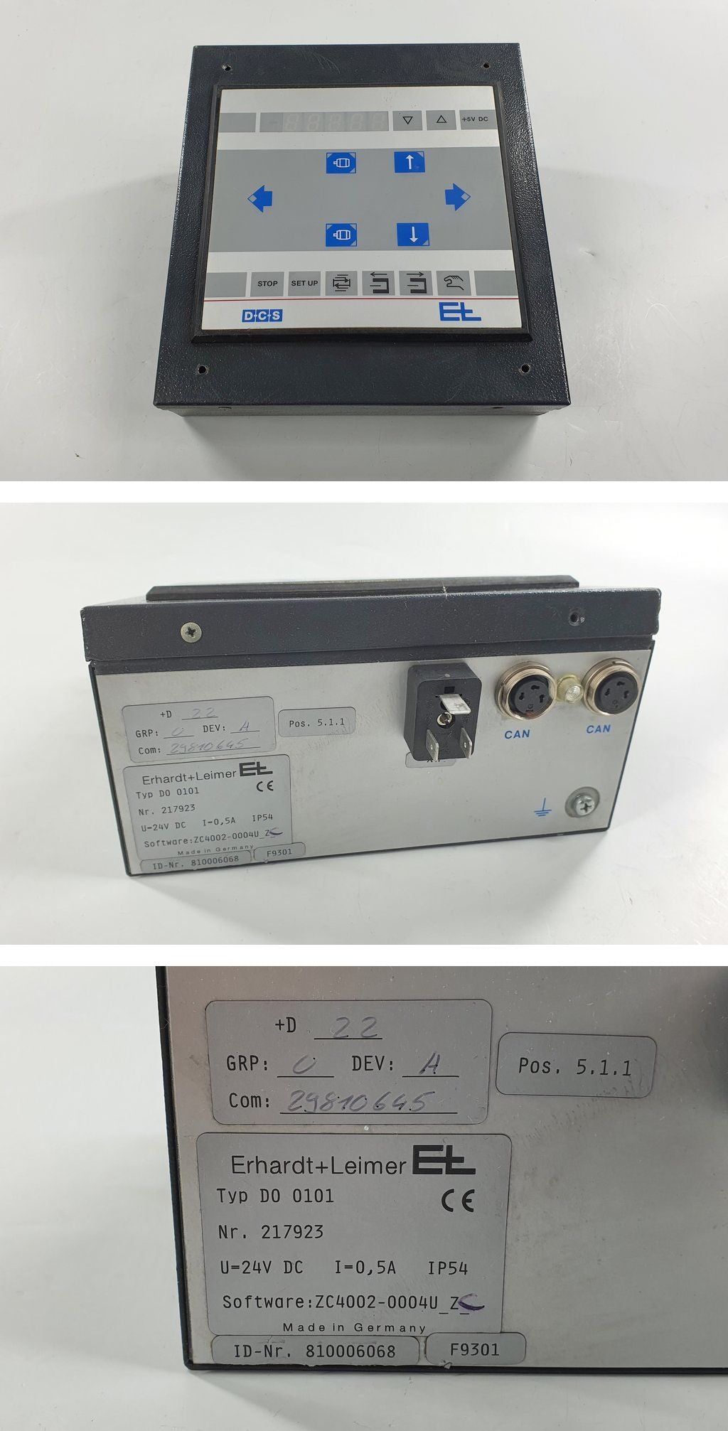 PQ164 Erhardt Leimer DO 0101 Software ZC4002-0004U DCS_2