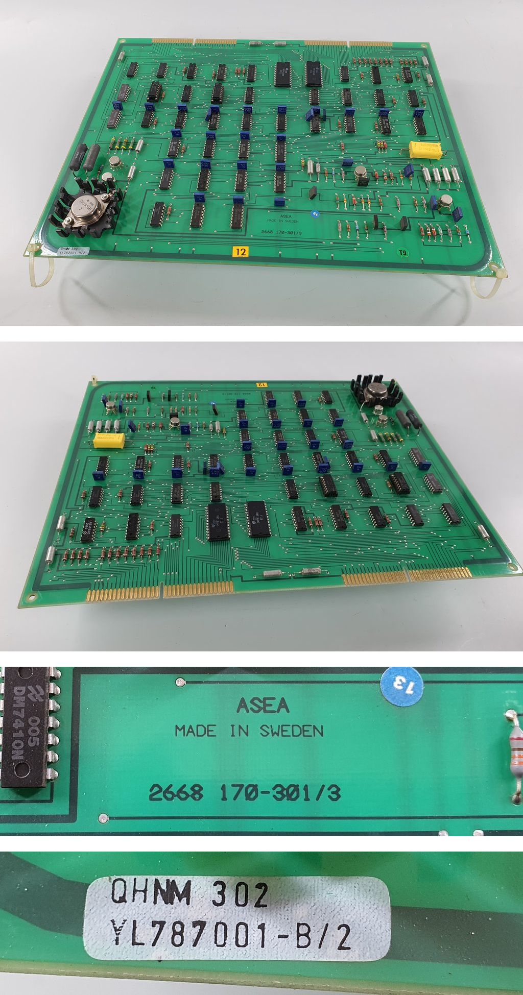 PQ1677 ABB ASEA Brown Boveri YL787001-B/2 2668 170-301/3 QHNM 307_2