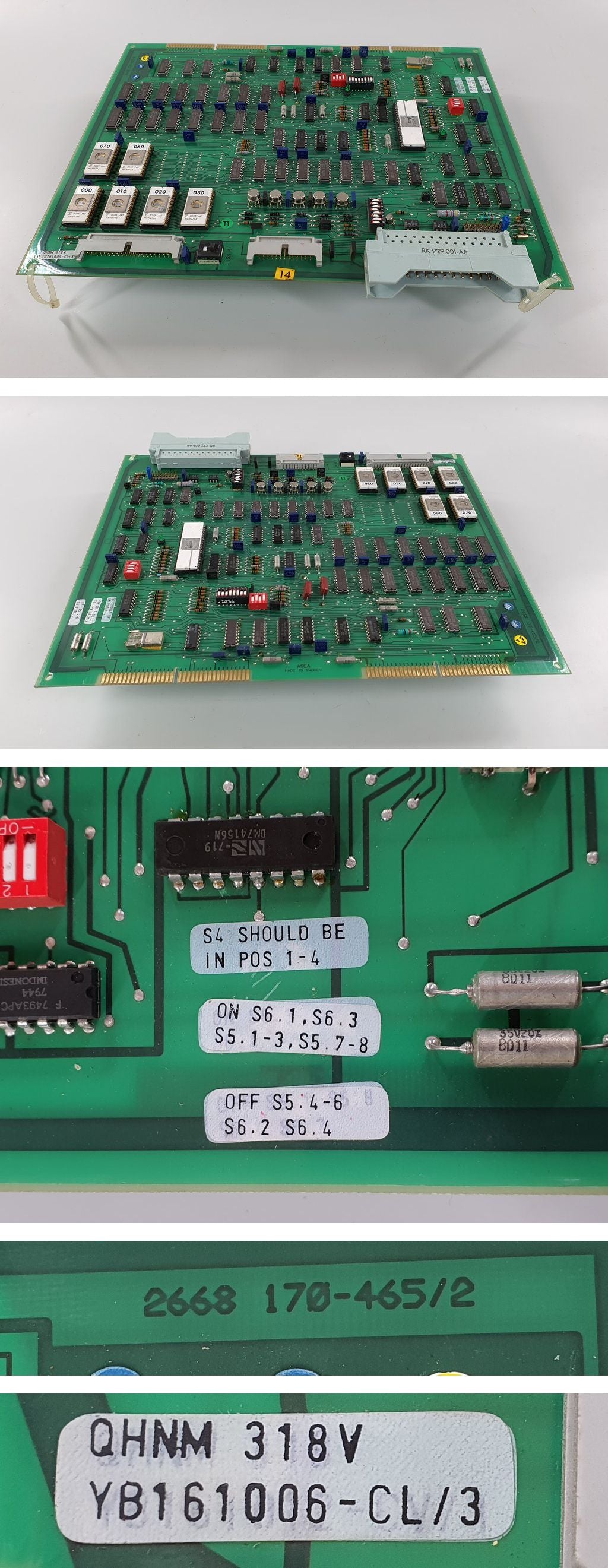 PQ1679 ABB ASEA Brown Boveri YB161006-CL/3 2668 170-465/2 QHNM 318V_2