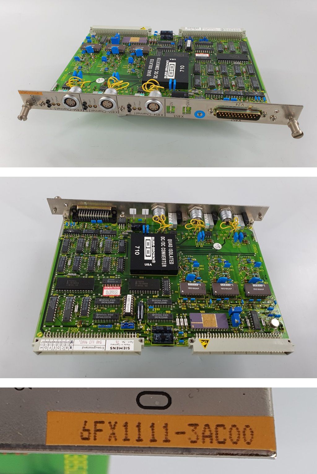 PQ1687 Siemens 6FX1111-3AC00 Version A00_2