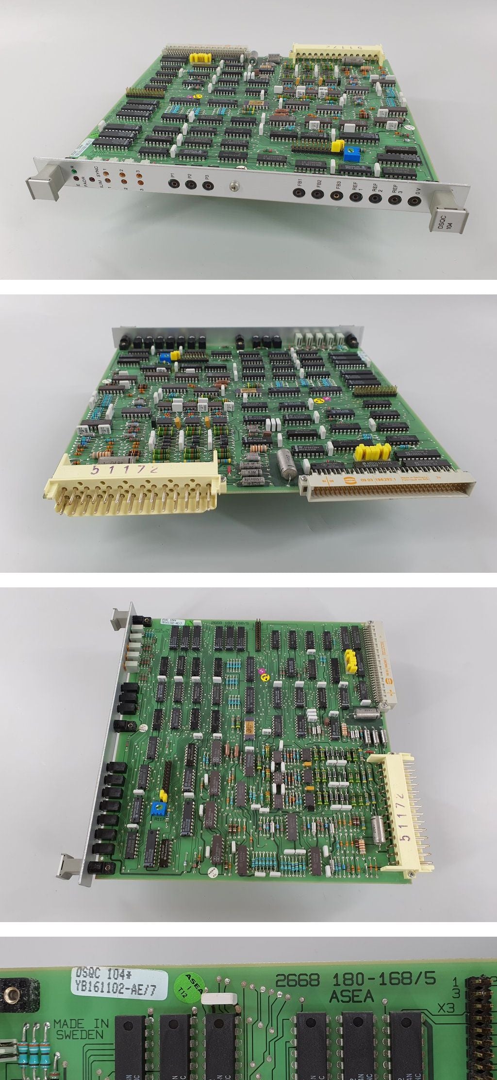 PQ1718 ABB DSQC 104 YB161102-AE/7 ASEA 2668 180-168/5_2