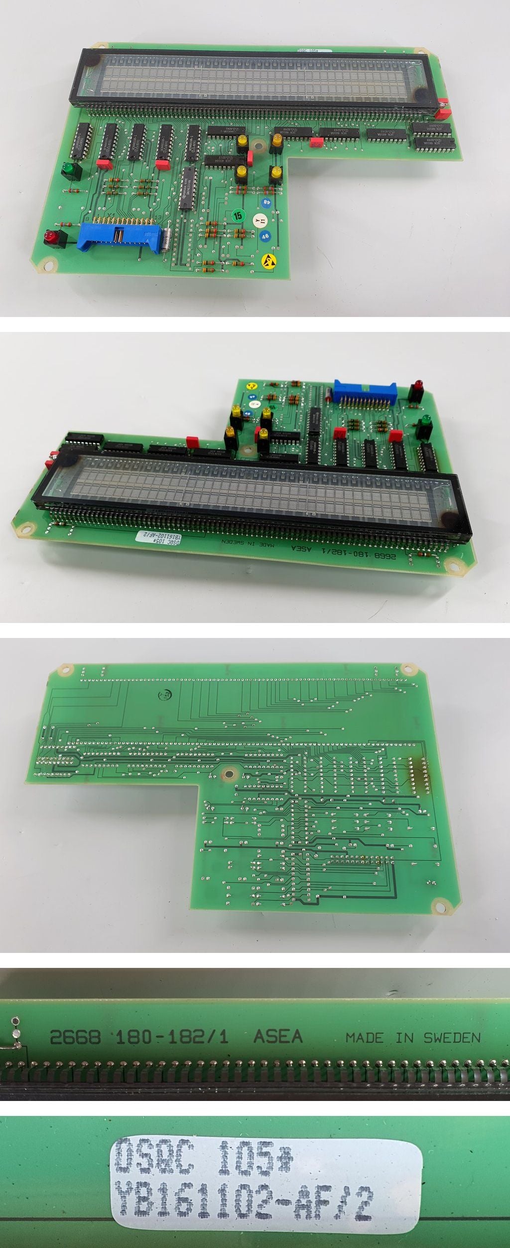 PQ1734 ABB ASEA DSQC 105 YB161102-AF/2 2668 180-182/1_2