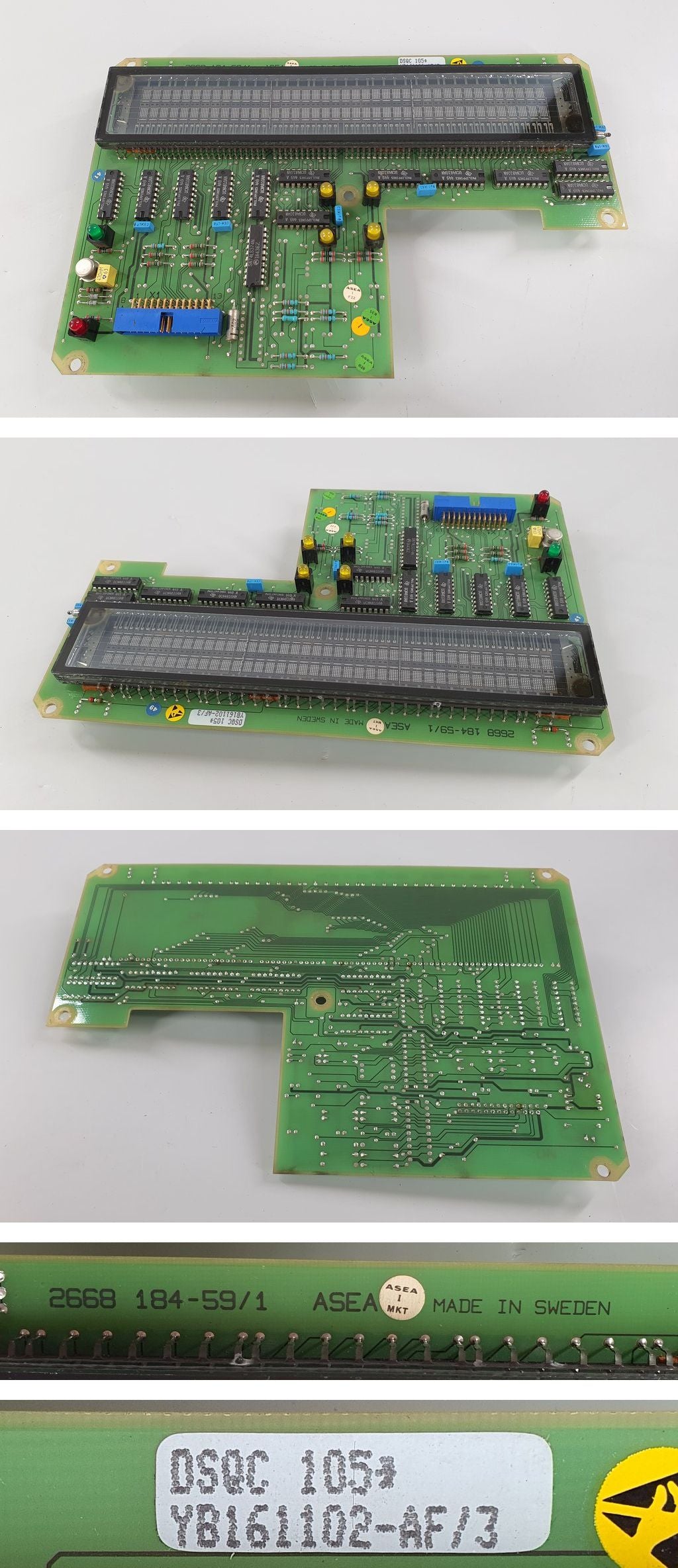 PQ1735 ABB ASEA DSQC 105 YB161102-AF/3 2668 184-59/1_2