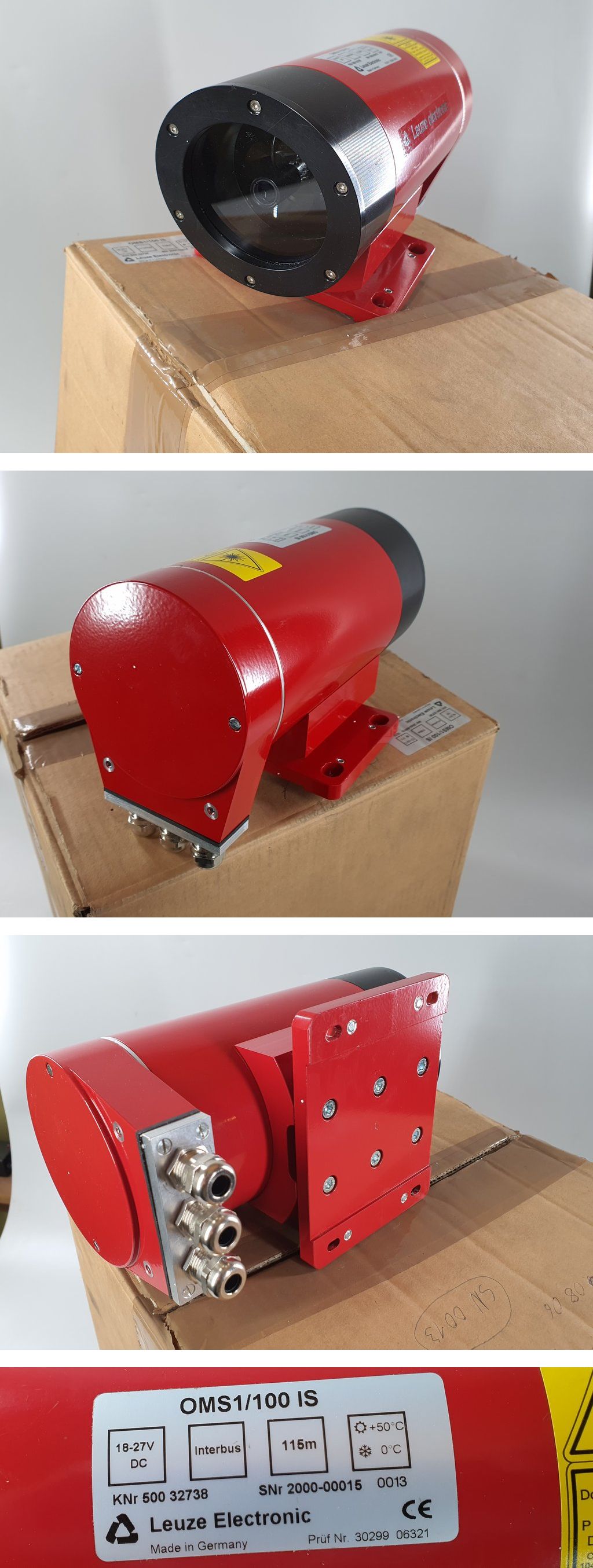 PQ1821 Laser-Entfernungs-Messgerät Leuze OMS1/100 IS Interbus bis 115m_2