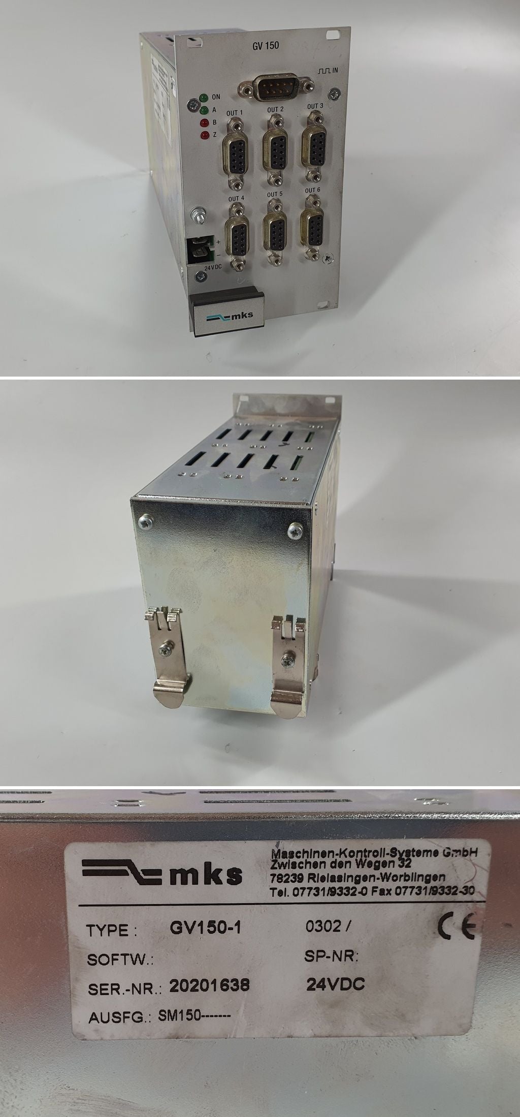 .PQ1862 Encoder Control Module MKS GV 150-1_2