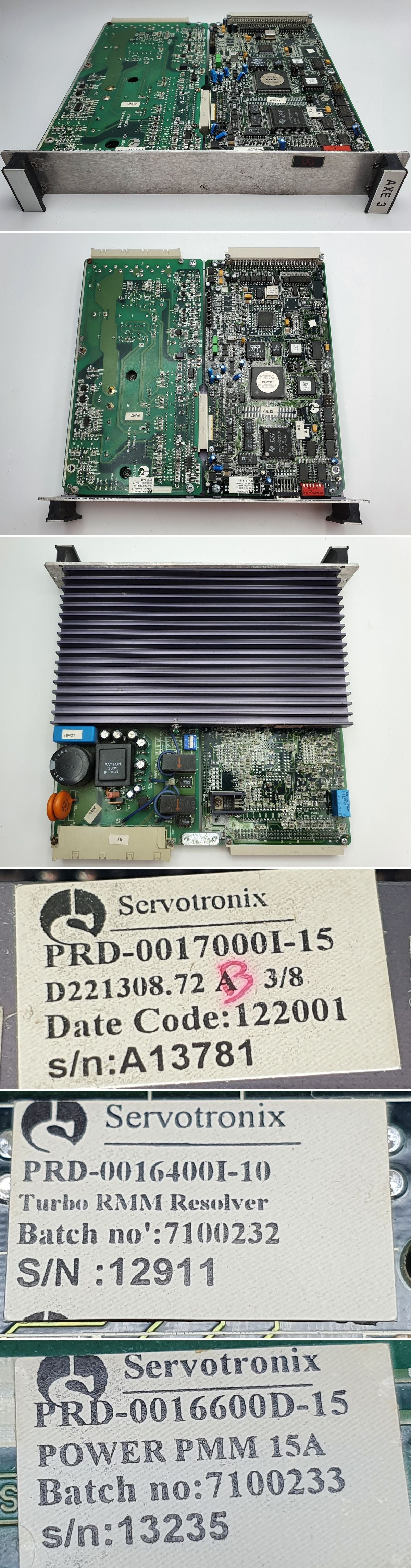 PQ1976 Kollmorgen Servotronix PRD-0017000I-15 PRD-0016400I-10 PRD-0016600D-15_2