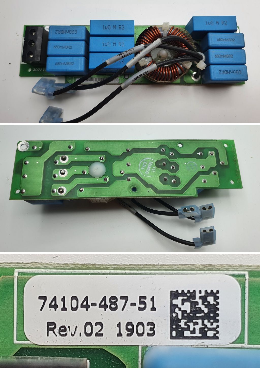 PQ2024 Inverter Board Allen Bradley 74104-487-51 Rev.02_2