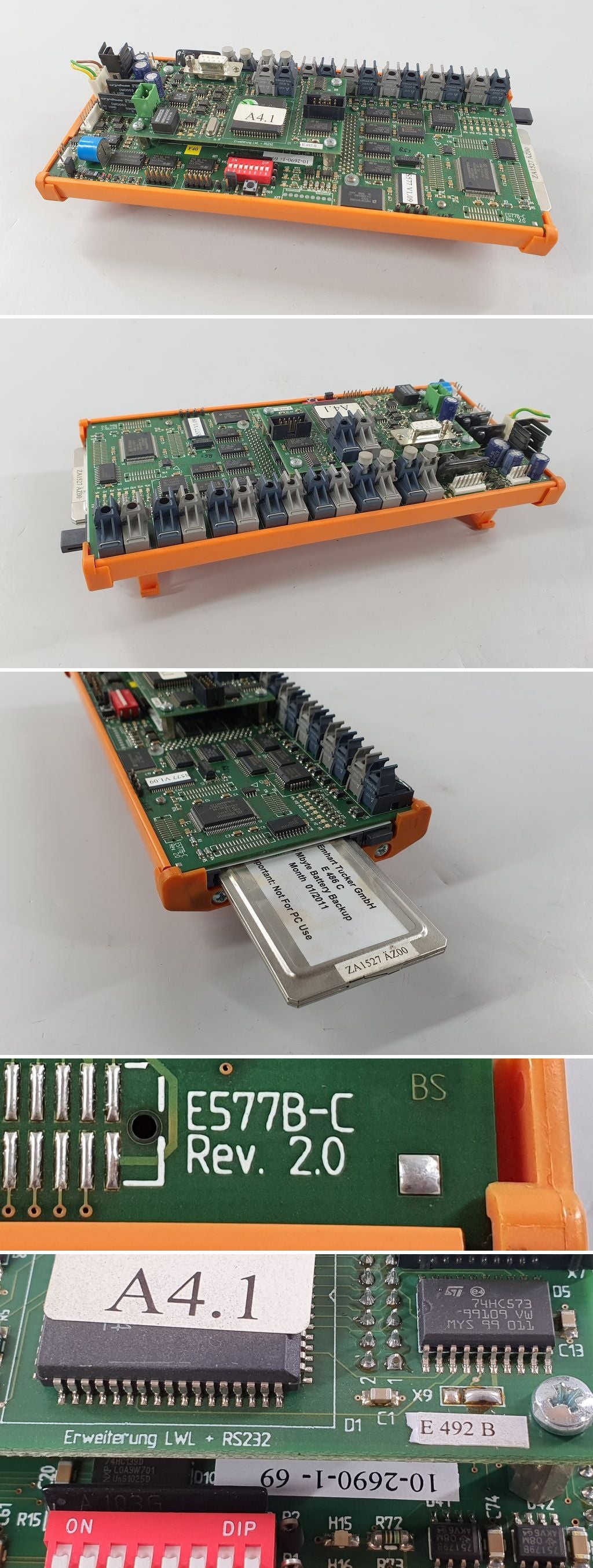 PQ2367 Emhart Tucker E 577 B-C Erweiterung LWL RS232 E492 B_2