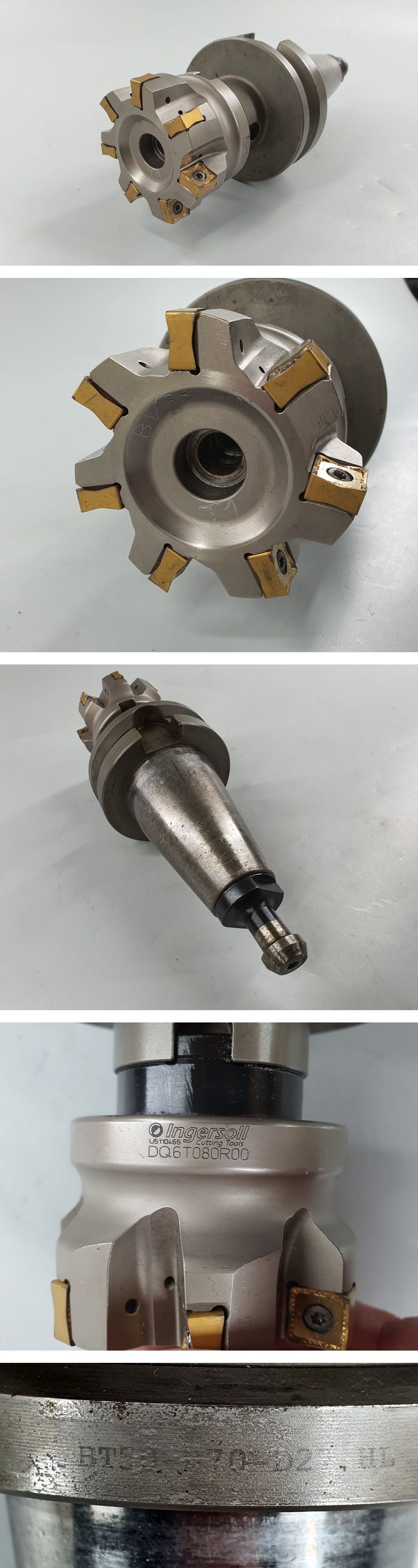 PQ248 Planfräser Messerkopf Ingersoll DQ6T080R00 Aufnahme BT50_2