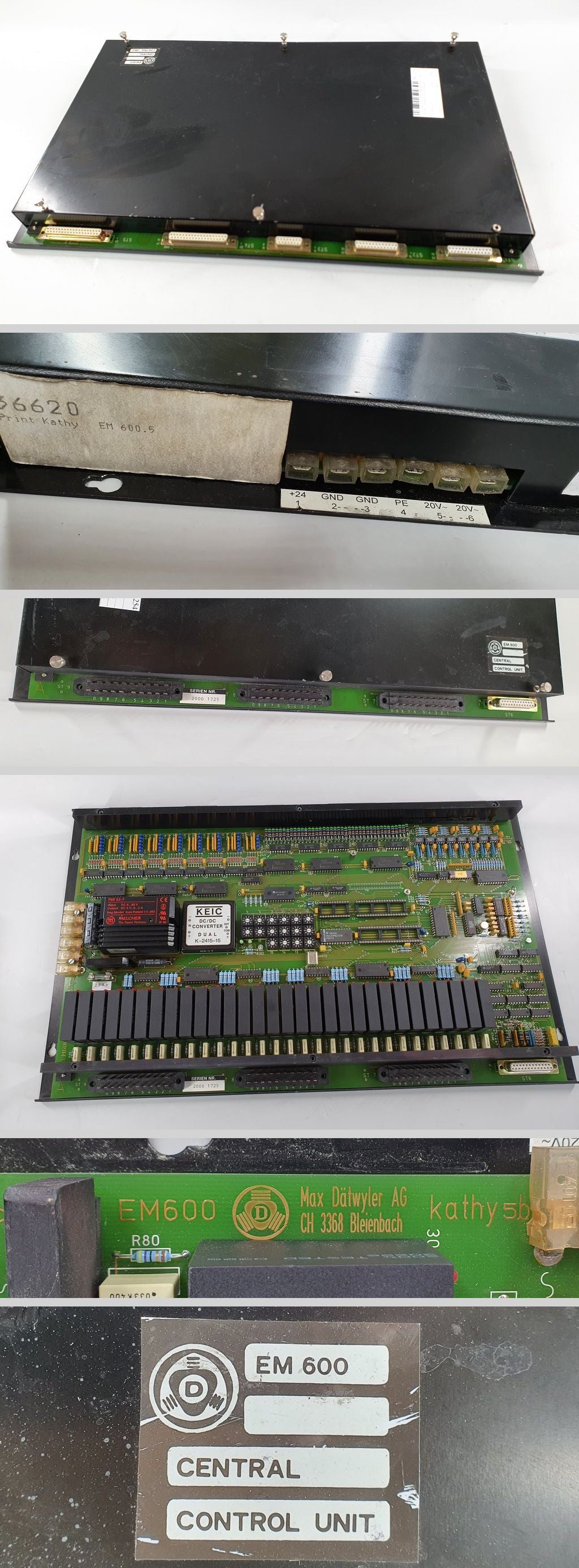 PQ2504 Zentraleinheit Max Datwyler Dätwyler EM600 Kathy 5B_2