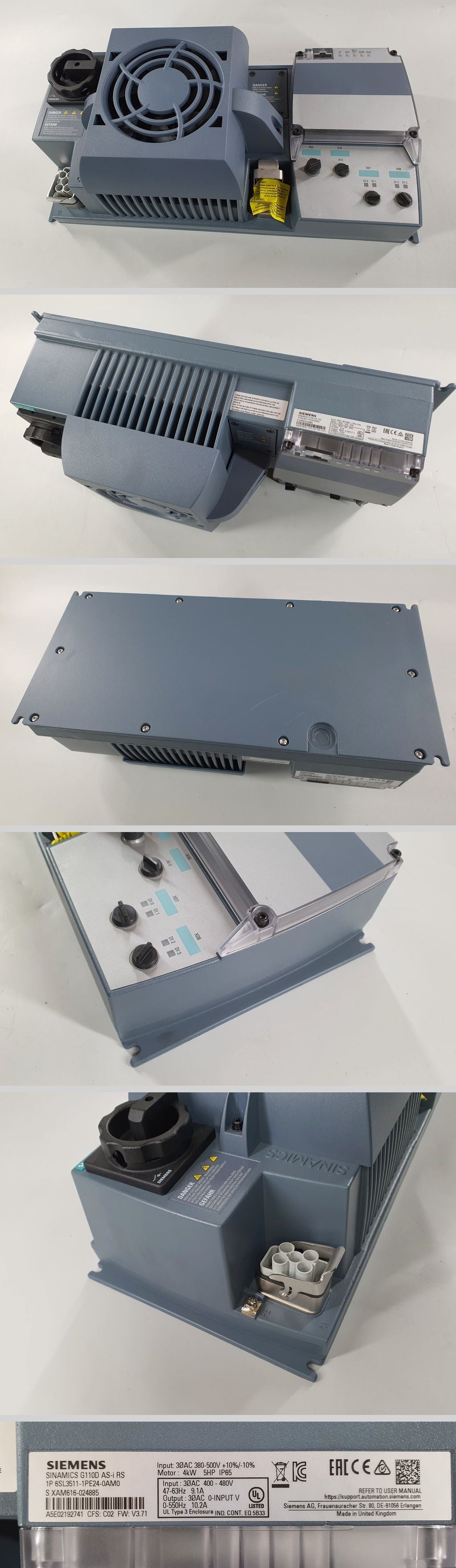 PQ2526 Frequenzumrichter Siemens 6SL3511-1PE24-0AM0 4KW_2