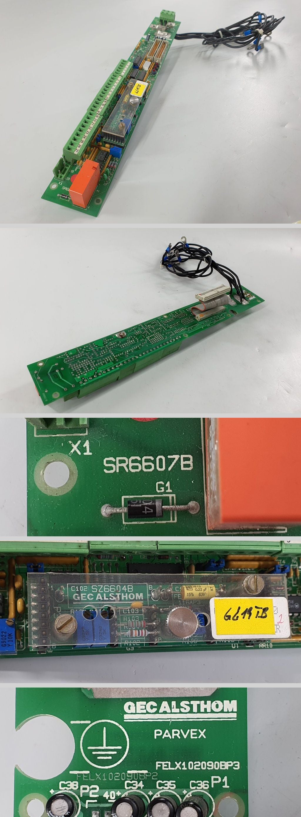 PQ2562 Inverter board Parvex GEC Alsthom SR6607B FELX102090BP3 SZ6604B_2