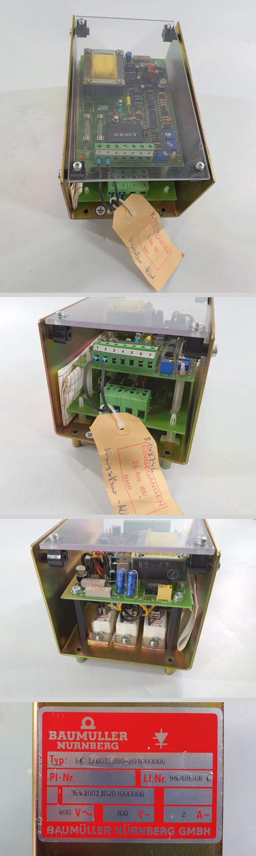PQ2587 Stromrichter Baumüller EK 2/002/300-201000000 300V DC 2A_2