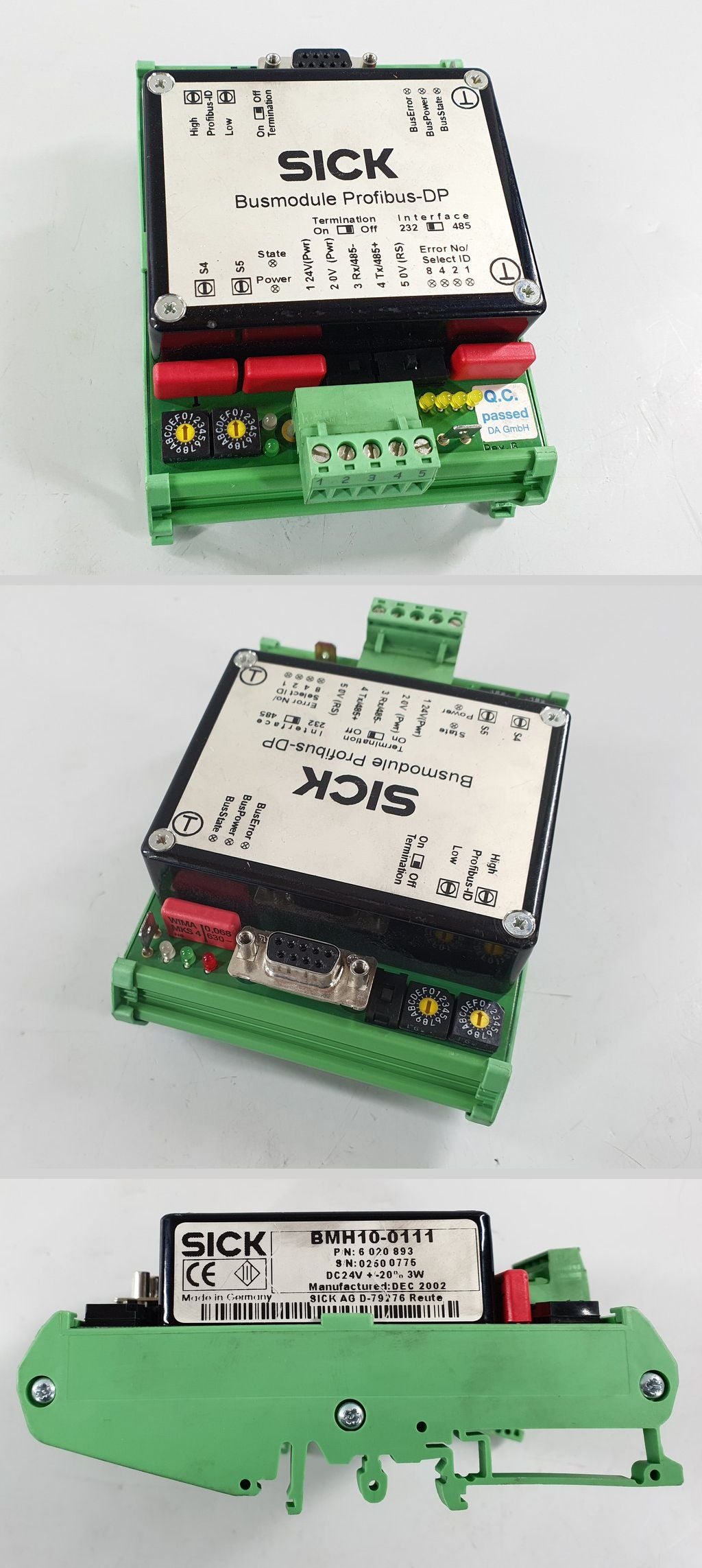 PQ2695 Busmodule Profibus-DP Sick BMH10-0111_2