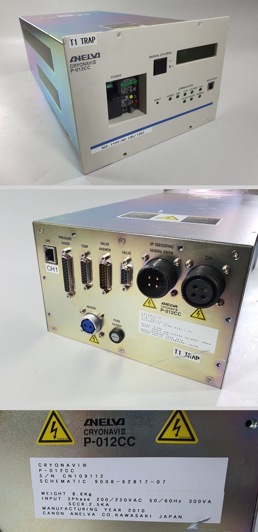 PQ2702 Pump controller Anelva Cryonavi III P-012CC_2