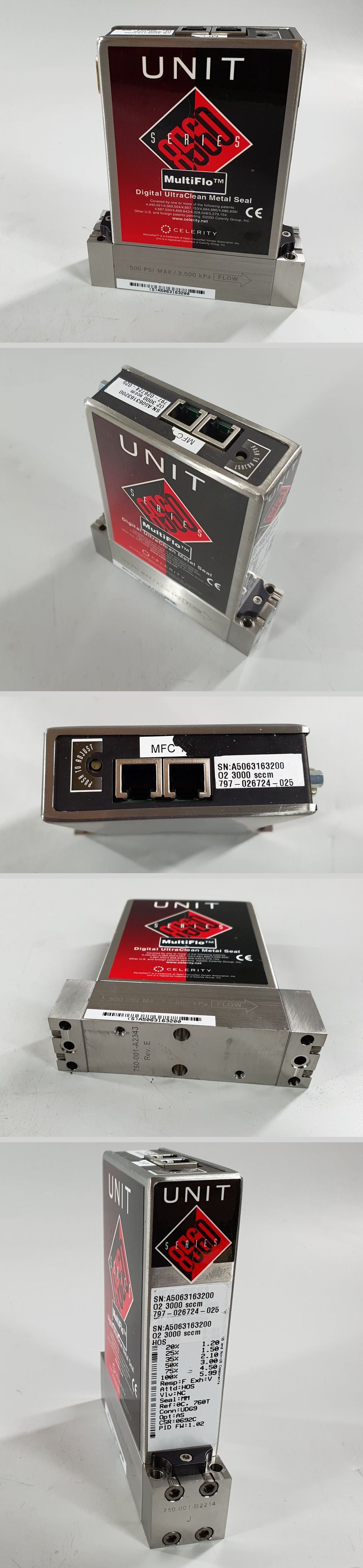 PQ2731 Mass Flow Controller Celerity 8560 Unit MultiFlo O2 3000 sccm_2