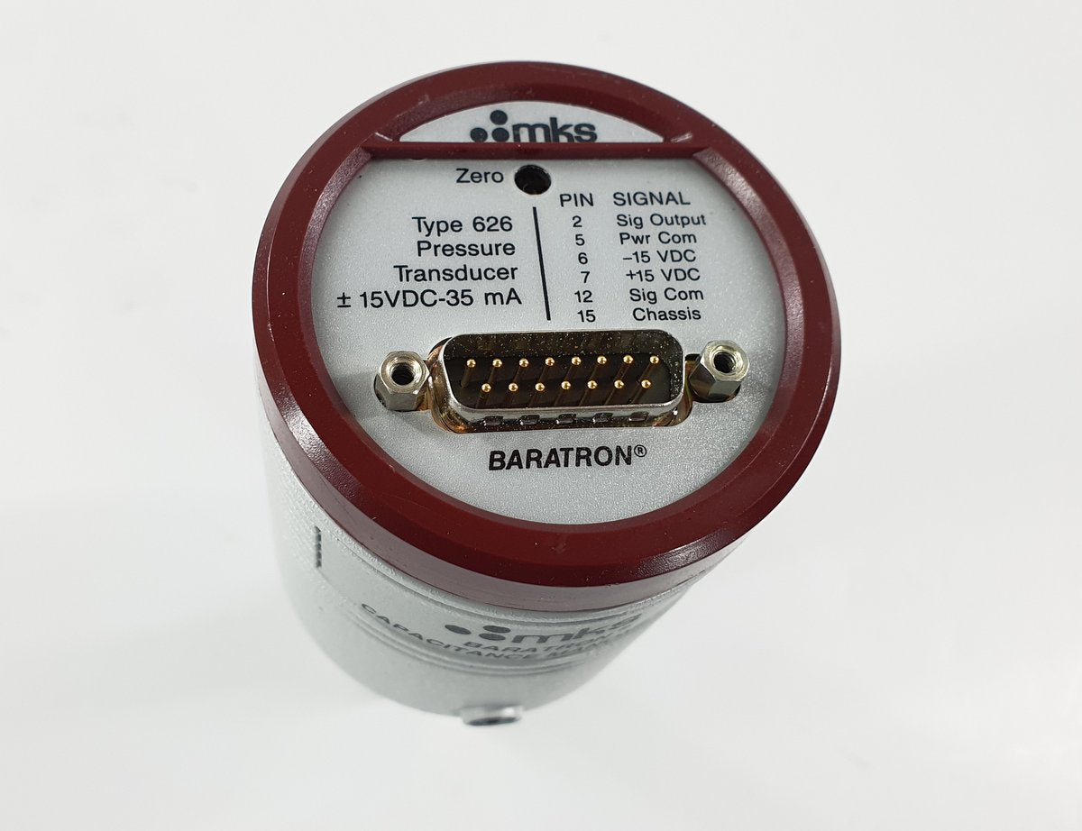 PQ2741 Vakuum Messgerät Baratron Capacitance Manometer MKS 626A11TBE 10 Torr