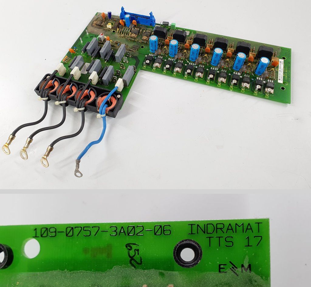 PQ2879 Inverter board Indramat TTS 17 109-0757-3A02-06_2