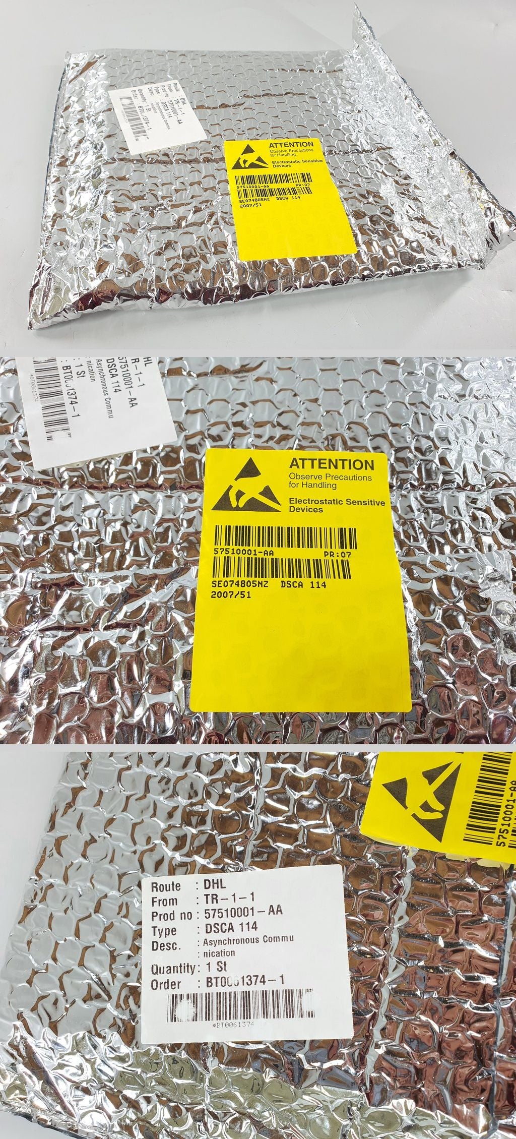 PQ2974 Asynchronous Communication Board ABB DSCA 114 57510001-AA PR07_2