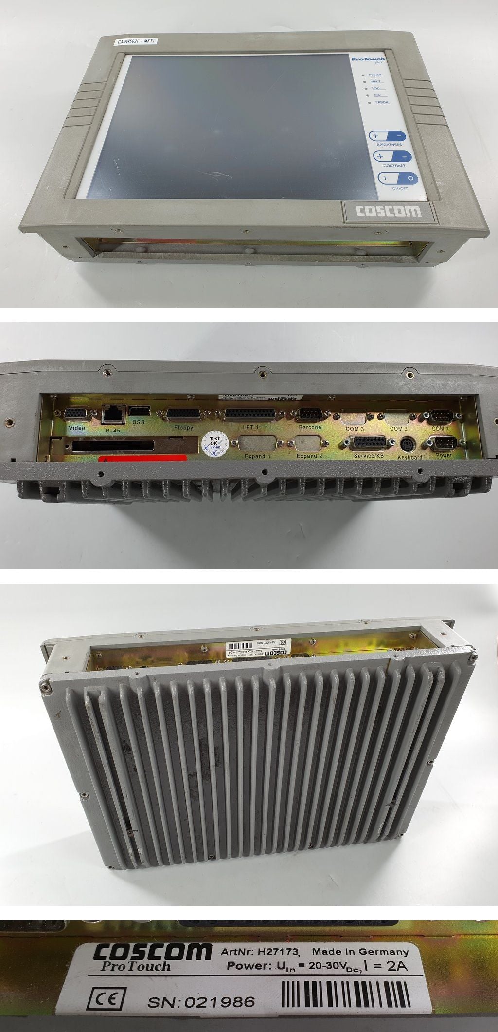 PQ313 Tochpanel Coscom Pro Touch Plus H27173_2